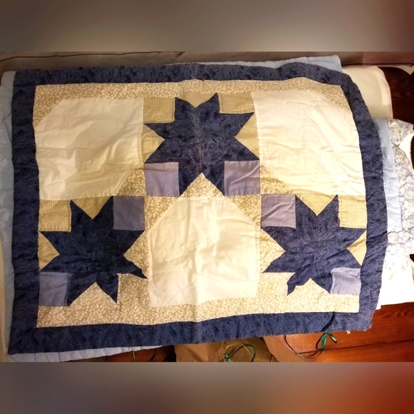 Source Unknown Other - Patchwork Pillow cover Sham Standard Stars